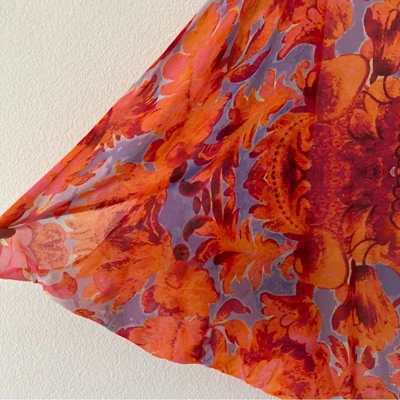 NWT Anthropologie Elizabeth Gillett Lorelei Floral Kimono Wrap One Size OS - Picture 12 of 16